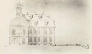 Großsedlitz, Entwurf für ein Schloß mit Dachreiter