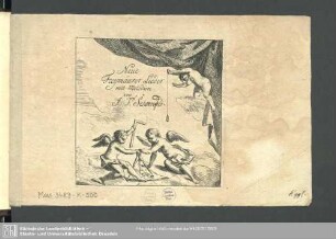 Neue Freymäurer Lieder mit Melodien