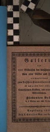 Gallerie von 3000 Bildnissen der berühmtesten Menschen aller Völker und Zeiten ..., 4