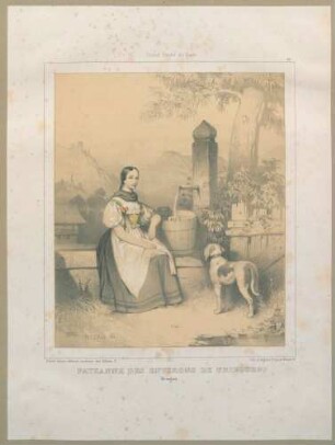 "Paysanne des environs de Fribourg. Brisgau."