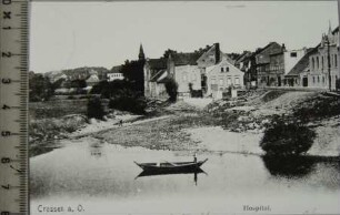 Postkarte, Crossen (Krosno Odrzańskie)