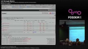 IoT through Matrix: Matrix.org is a new open standard for distributed, real-time communication