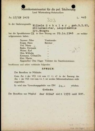 Schuler, Wilhelm