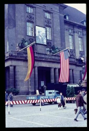 Trauer um Kennedy/ Schöneberger Rathaus