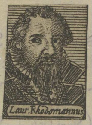 Bildnis des Laurentius Rhodomannus