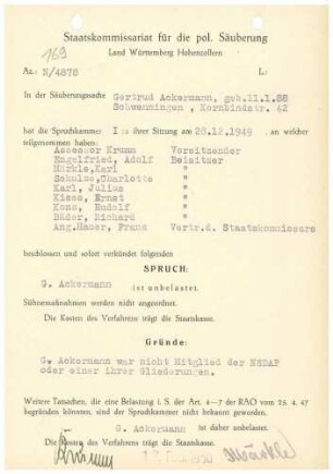 Ackermann, Gertrud