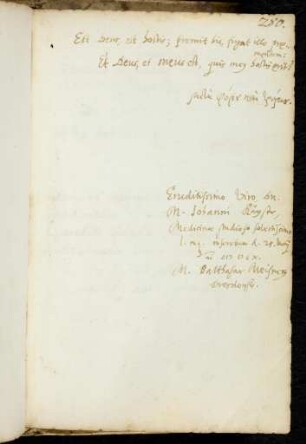 280r, Meisner, Balthasar