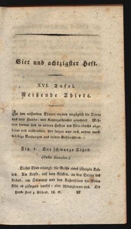Vier und achtzigster Heft.
