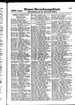 1283. Ausgabe. Dienstag, 28. November 1916