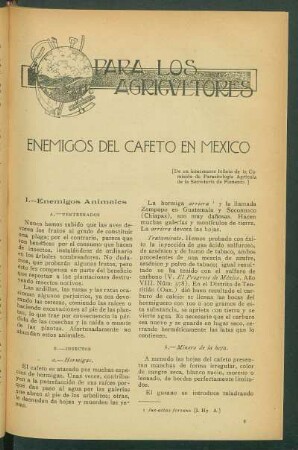 Para los Agricultores