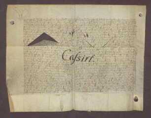 Markgraf Rudolf III. von Hachberg-Sausenberg und sein Sohn Wilhelm von Hachberg-Sausenberg leihen von dem Franziskanerkloster zu Basel 200 fl. zu 5% Versicherung auf die Maiensteuer des Dorfes Raitbach