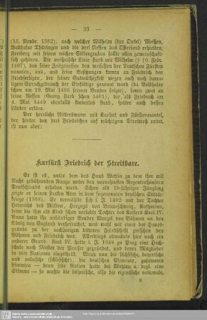 Kurfürst Friedrich der Streitbare