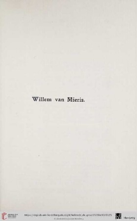 Willem van Mieris