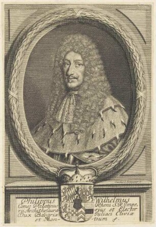 Bildnis des Philippus Wilhelmus, Kurfürst von der Pfalz
