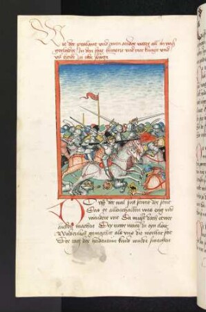 Die Schlacht gegen die Sarazenen: Lohengrin und die weißen Ritter greifen ein