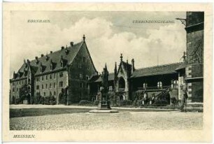 Meißen. Kornhaus - Verbindungsgang, Domplatz