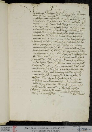Supplikationen und Urkunden in der Streitsache Johannes Adler Gegen Johannes Bayer