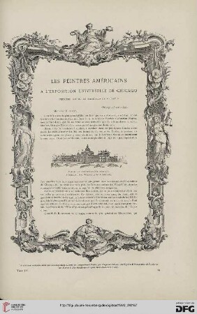 19: Les peintres américains à l'Exposition Universelle de Chicago, [1]