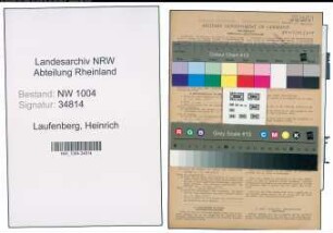 Entnazifizierung Heinrich Laufenberg , geb. 24.04.1900 (Justizangestellter)