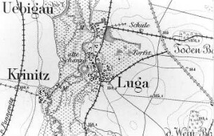 Neschwitz-Krinitz. Meßtischblatt, Sekt. Luttowitz, 1884