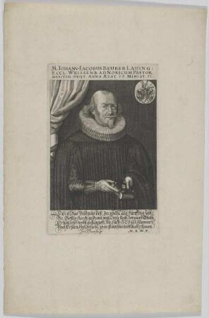 Bildnis des Iohann-Iacobus Beurer