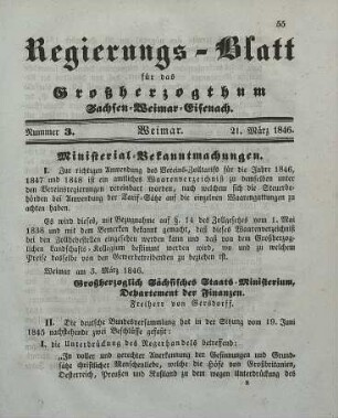 Nr. 3 : 21. März 1846