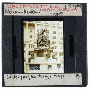 Liverpool, Westmacott, Wyatt, Denkmal des Horatio Nelson