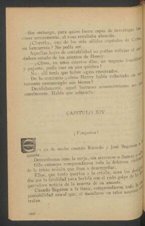 Capítulo XIV - ¡Venganza!