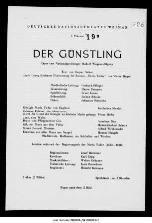 Der Günstling