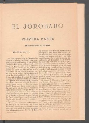 Primera parte - Los maestros de esgrima