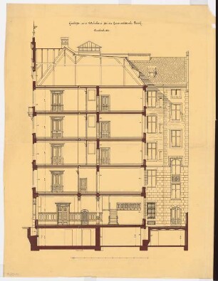 Luisenstädtische Bank, Berlin-Mitte: Querschnitt