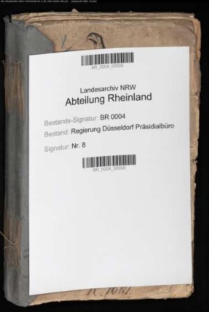 Interne Dienstanweisungen, Regelung des Geschäftsgangs Bd. 4