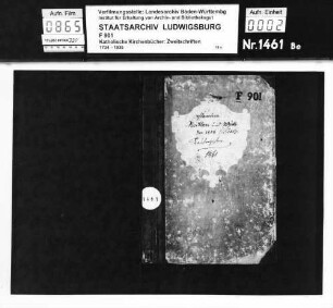 Taufregister vom 31.12.1808 - 15.4.1828 betr. Stödtlen und Wört