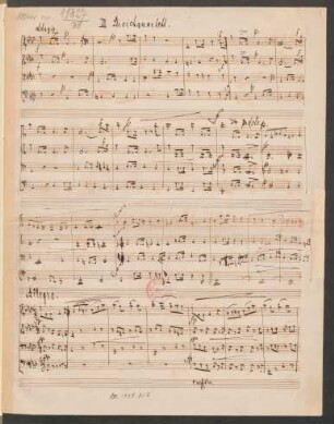Quartette. Auszüge; vl (2), vla, vlc; f-Moll