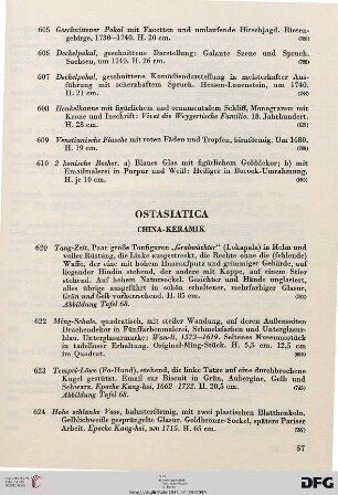 Ostasiatica (Nr. 620-665)