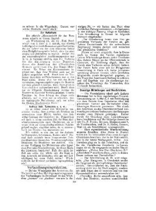 Sonstige Mitteilungen und Nachrichten