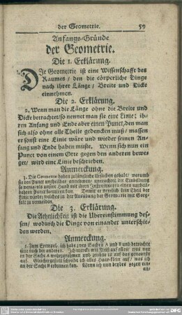 [2.] Anfangs-Gründe der Geometrie