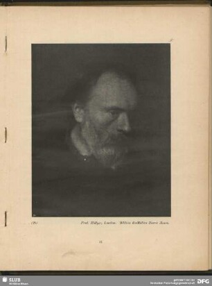 Bildnis des Malers Burne Jones
