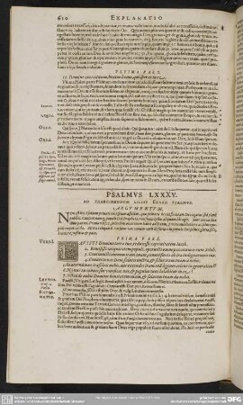 Psalmus LXXXV