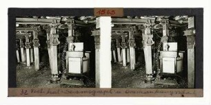 Vertikal-Seismograph und Drucksenkungsschreiber