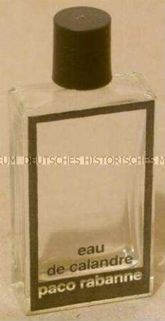 Eau de Toilette "eau de calandre" von Paco Rabanne, Probierfläschchen, mit geringem Restinhalt