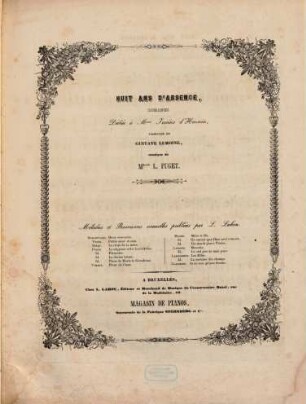 Huit ans d'absence : romance