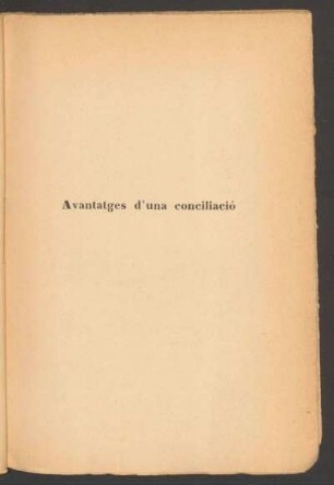 Avantatges d'una conciliació