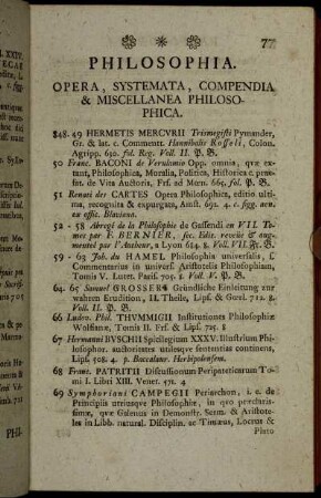 Philosophia.