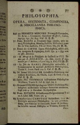 Philosophia.