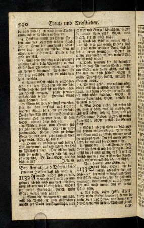 590-600, Bey Armuth und Duerftigkeit; ...