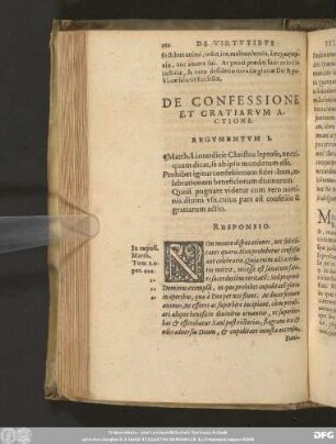 De Confessione Et Gratiarum Actione.