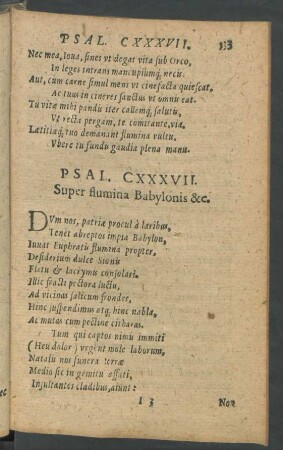 Psal. CXXXVII.