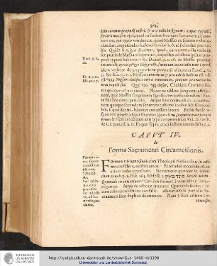Caput IV. De Forma Sacramenti Circumcisionis