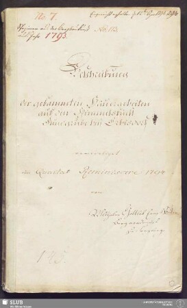 Beschreibung der gesammten Häuerarbeiten auf den Himmelsfürst Fundgrube bey Erbisdorf - 17.6155 4.
